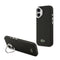 Lacoste iPhone 17 Orjinal Lisanslı M-safe Şarj Özellikli PU Pike Desenli Standlı Metal Logolu Kılıf