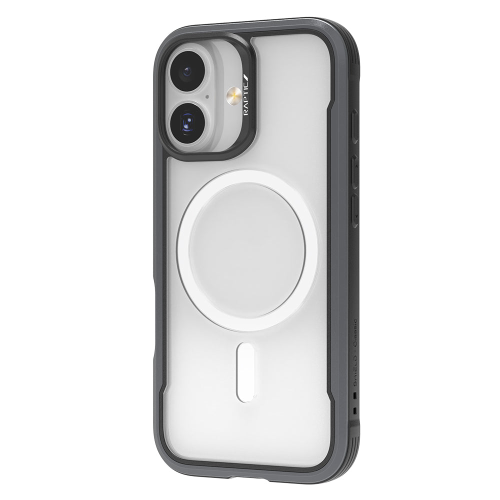 Raptic Shield Serisi iPhone 17 Magsafe Airbagli Şeffaf Arka Yüzey Kılıf