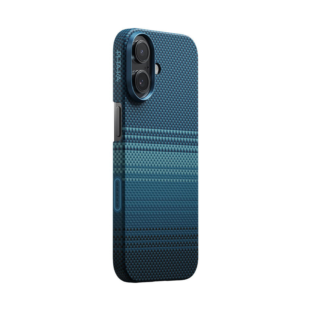 Pitaka Tactile Woven Sunset-Moonrise Serisi iPhone 17 M-safe Şarj Özellikli Aramid Fiber Sunset Kılıf