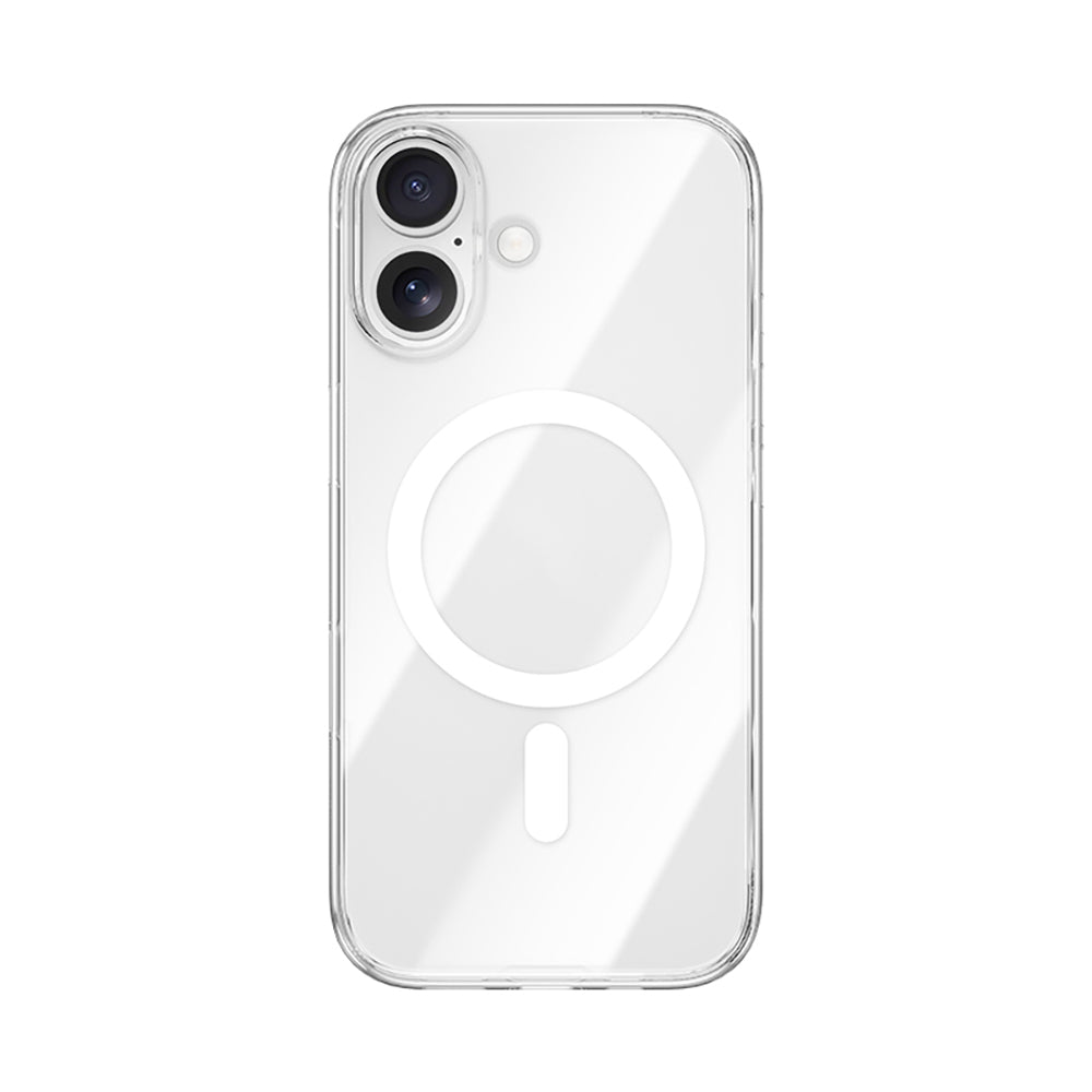 Benks Crystal Serisi iPhone 17 Kılıf M-safe Şarj Özellikli Şeffaf Telefon Kılıfı