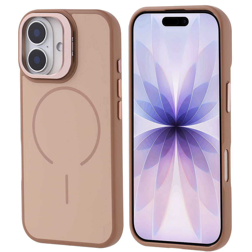 Cepax iPhone 17 M-safe Şarj Özellikli Kamera Standlı Notron Kılıf