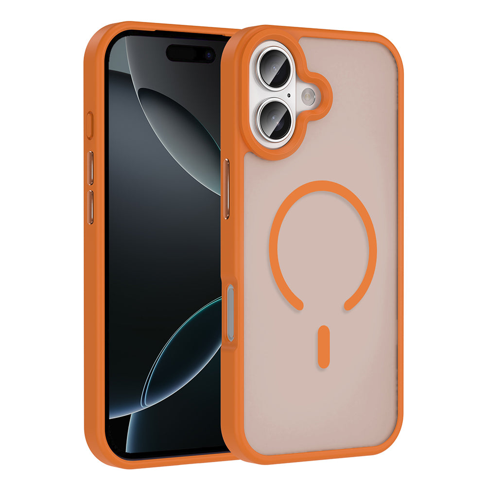 Cepax iPhone 17 M-safe Şarj Özellikli Mat Arka Yüzey Sio Kılıf