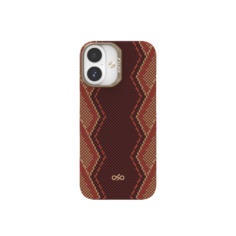 Raptic Aramid Skin Bionic Serisi iPhone 17 Kılıf Magsafe Telefon Kılıfı