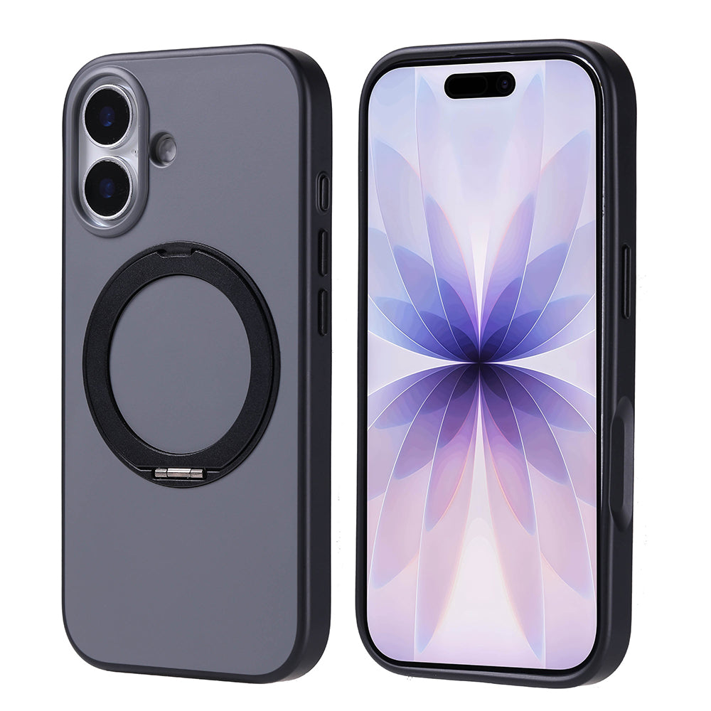 Cepax iPhone 17 M-Safe Şarj Özellikli Standlı Proton Silikon Kılıf
