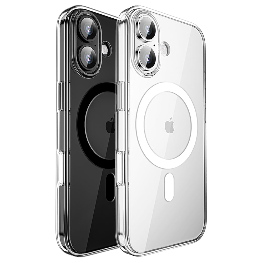 Wlons Pita iPhone 17 M-safe Şarj Özellikli Transparan Sert PC Kılıf