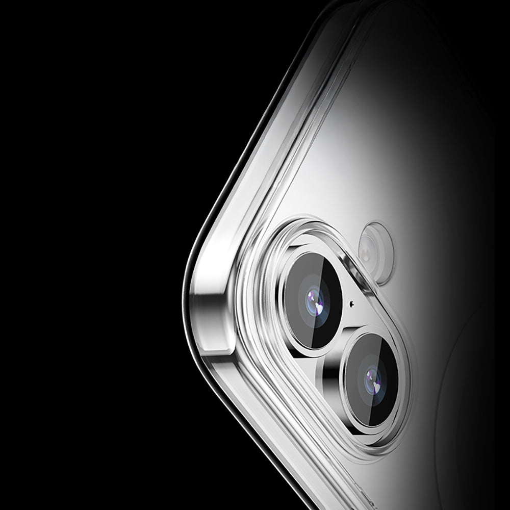 Wlons Pita iPhone 17 M-safe Şarj Özellikli Transparan Sert PC Kılıf