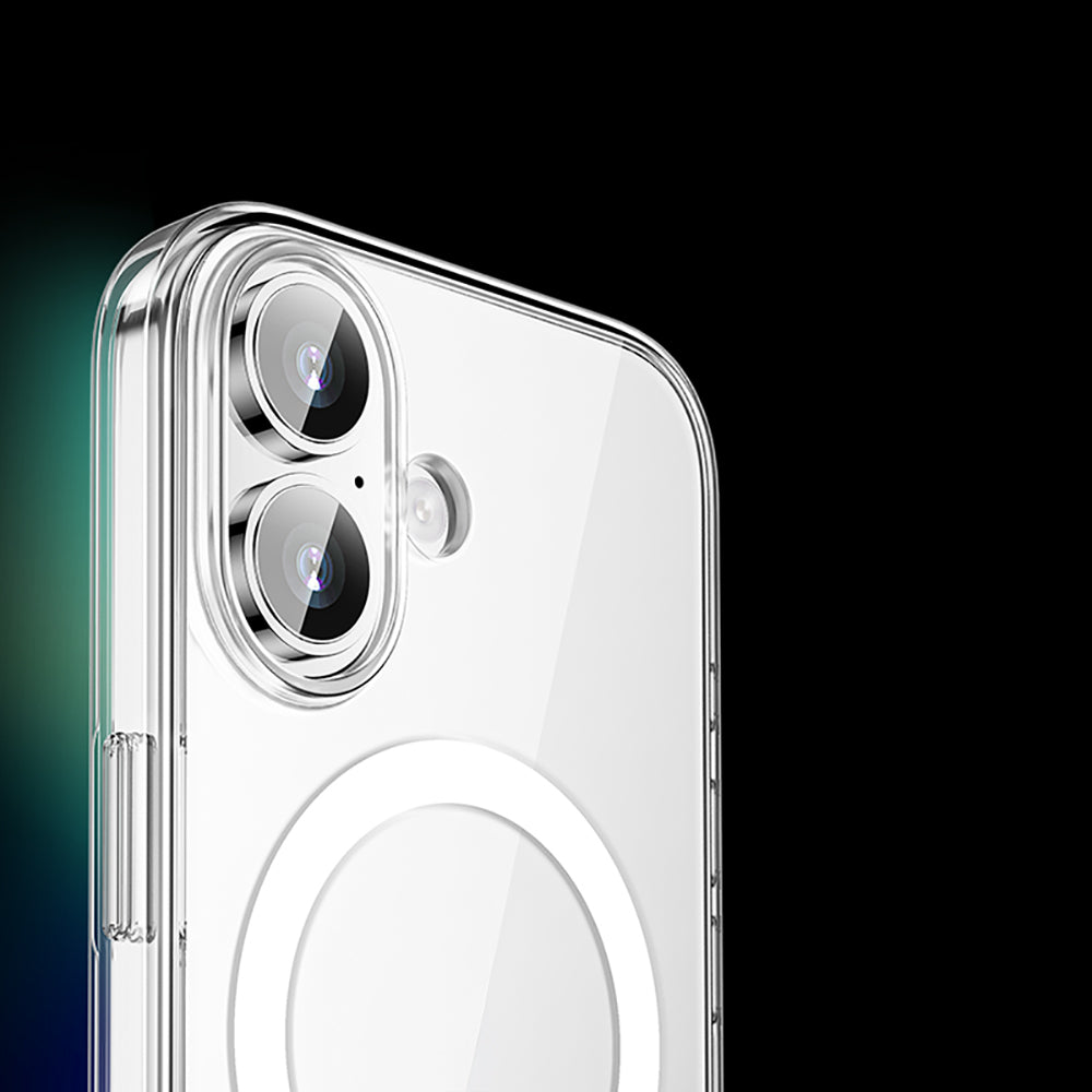 Wlons Pita iPhone 17 M-safe Şarj Özellikli Transparan Sert PC Kılıf