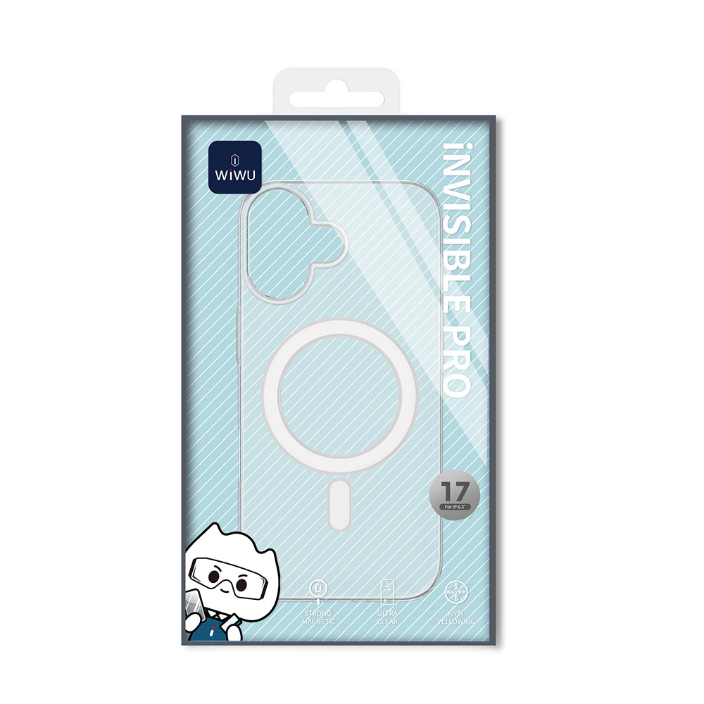 Wiwu YXK-207 Invisible Pro iPhone 17 Kılıf M-safe PC Telefon Kılıfı
