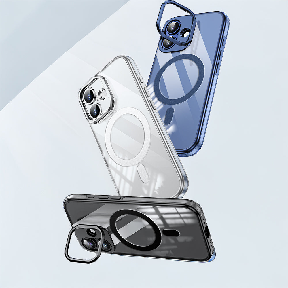 Wlons iPhone 17 M-safe Şarj Özellikli Standlı Efsane Kılıf