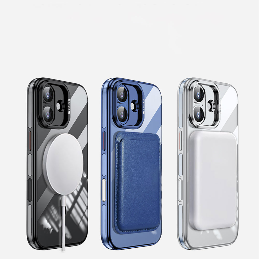 Wlons iPhone 17 M-safe Şarj Özellikli Standlı Efsane Kılıf