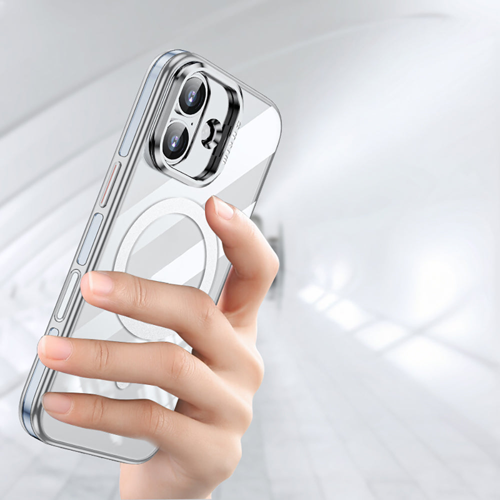 Wlons iPhone 17 M-safe Şarj Özellikli Standlı Efsane Kılıf