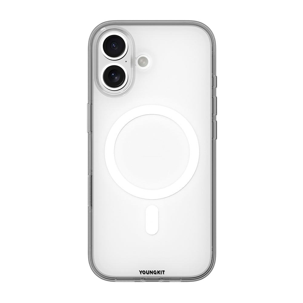 Youngkit Clear Serisi iPhone 17 M-safe Şarj Özellikli Telefon Kılıfı