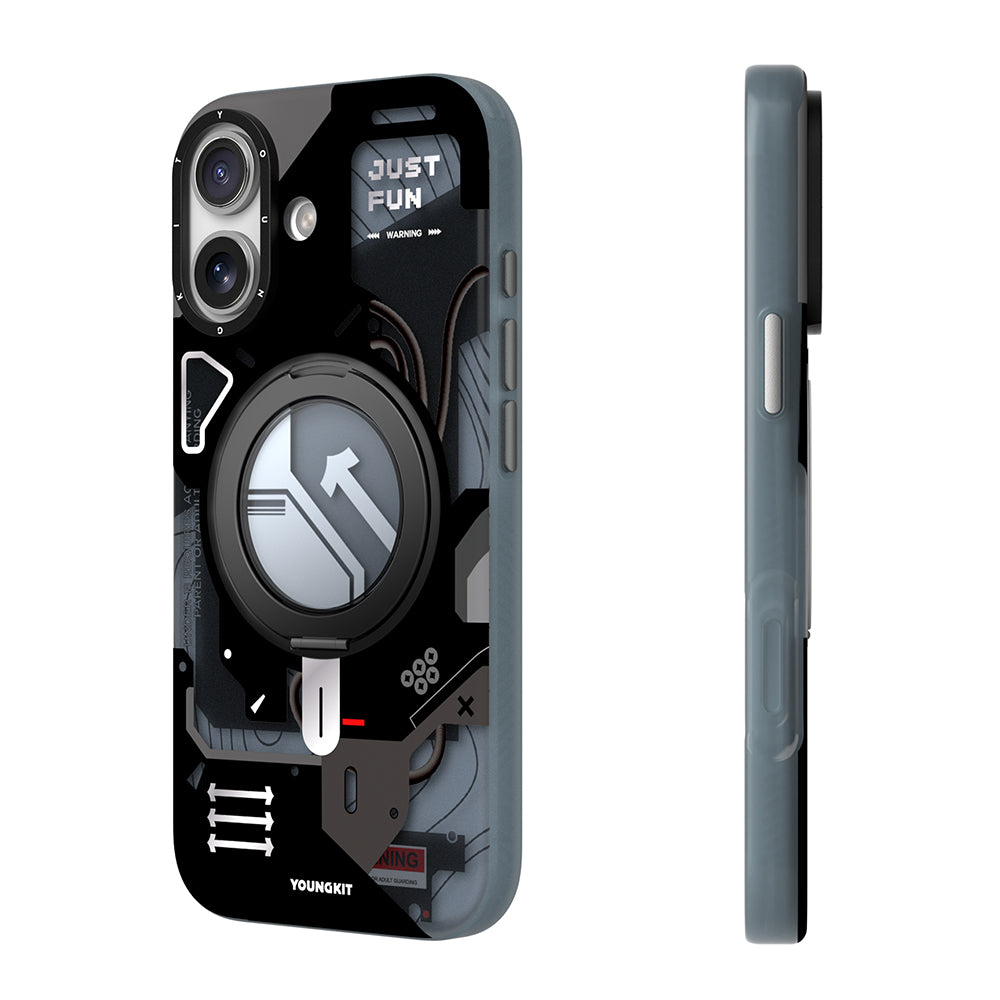 Youngkit Starship Serisi iPhone 17 Kılıf M-safe Şarj Özellikli Telefon Kılıfı