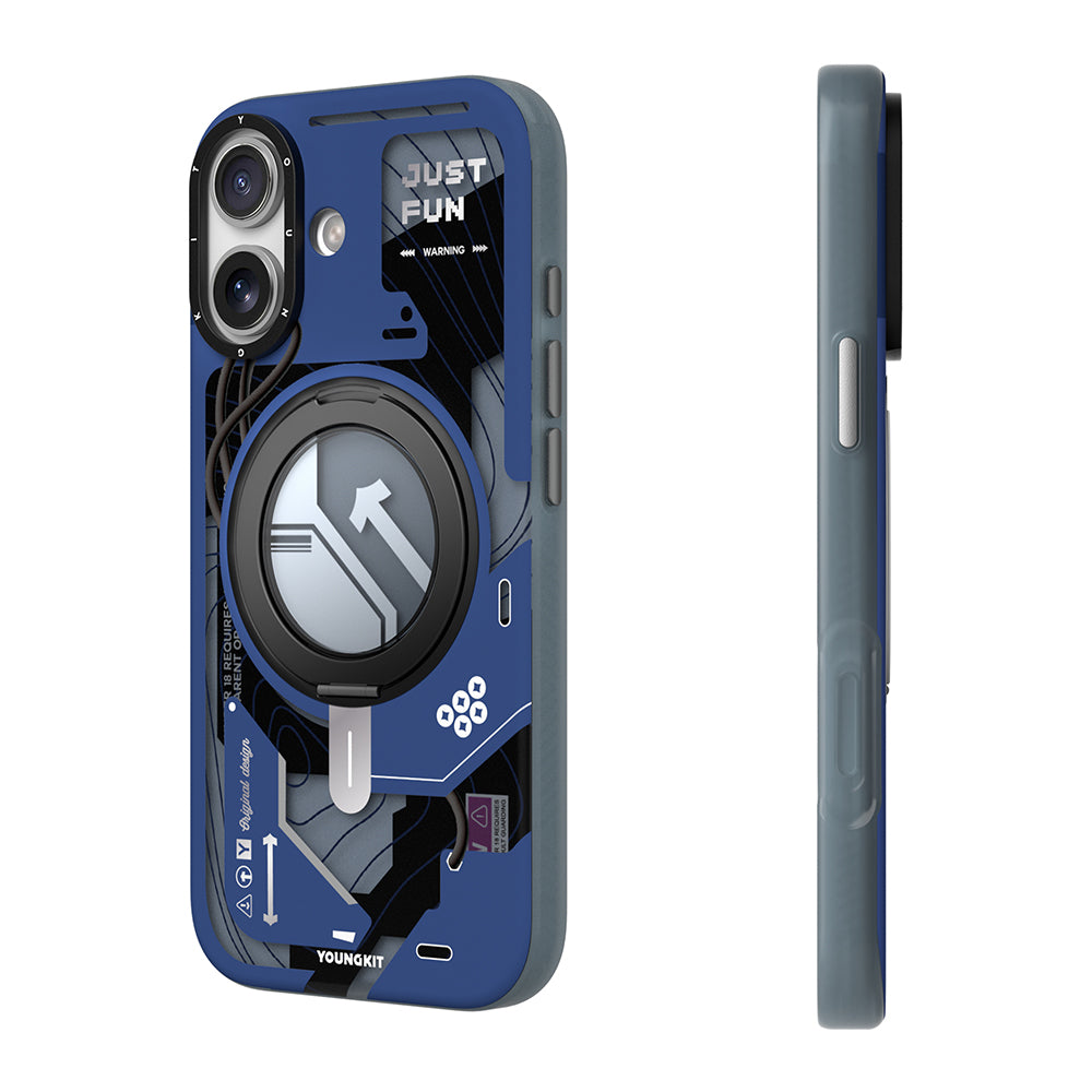 Youngkit Starship Serisi iPhone 17 Kılıf M-safe Şarj Özellikli Telefon Kılıfı