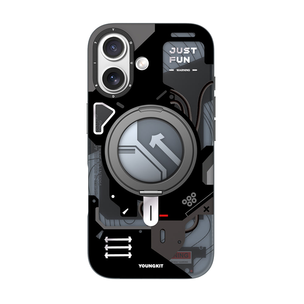 Youngkit Starship Serisi iPhone 17 Kılıf M-safe Şarj Özellikli Telefon Kılıfı