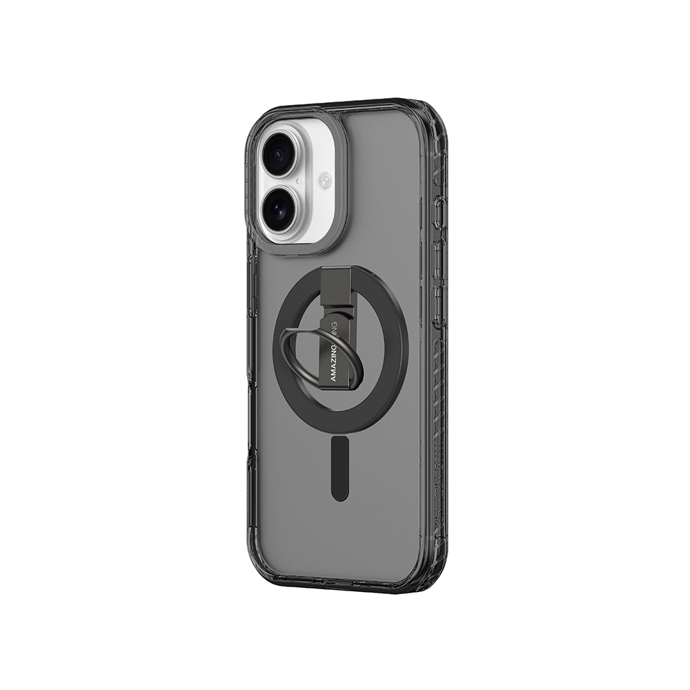 Amazingthing Titan Pro Serisi iPhone 17 M-safe Şarj Özellikli Yüzük Standlı Kılıf