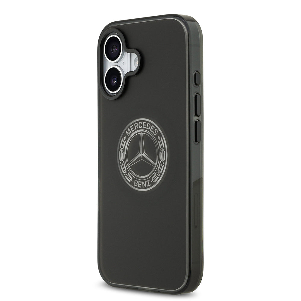 Mercedes Benz iPhone 17 Orjinal Lisanslı M-safe Şarj Özellikli Buzlu PC Nostaljik Yıldız Dizayn Kılıf