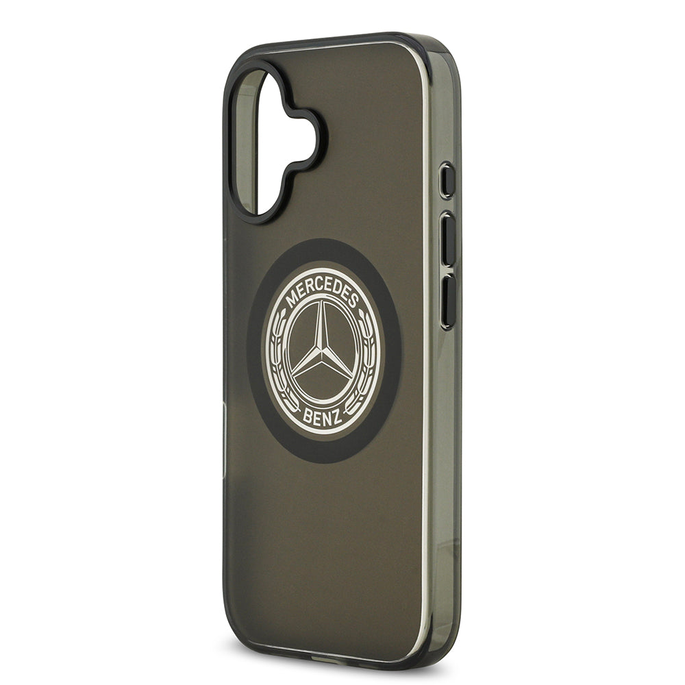 Mercedes Benz iPhone 17 Orjinal Lisanslı M-safe Şarj Özellikli Buzlu PC Nostaljik Yıldız Dizayn Kılıf