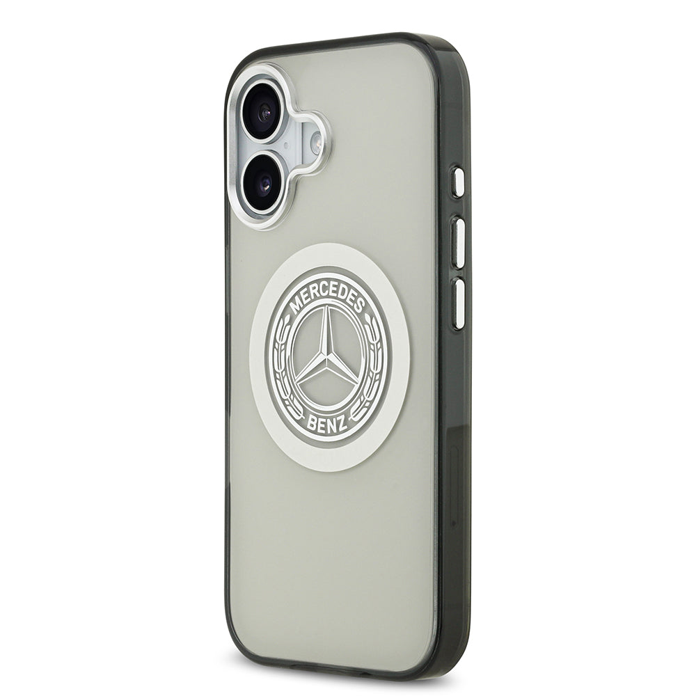 Mercedes Benz iPhone 17 Orjinal Lisanslı M-safe Şarj Özellikli Çift Katmanlı PC Nostaljik Yıldız Dizayn Kılıf