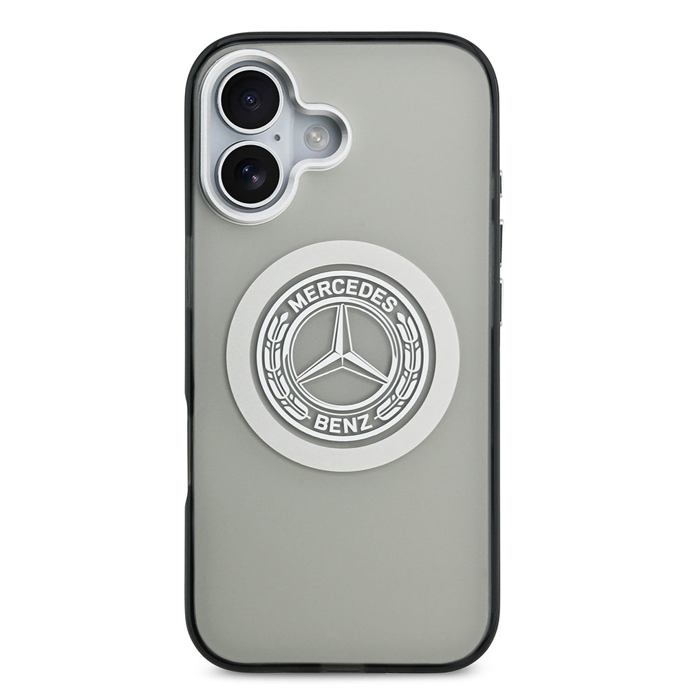 Mercedes Benz iPhone 17 Orjinal Lisanslı M-safe Şarj Özellikli Çift Katmanlı PC Nostaljik Yıldız Dizayn Kılıf