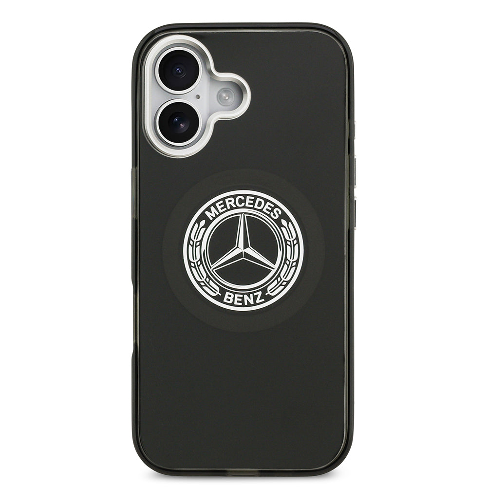 Mercedes Benz iPhone 17 Orjinal Lisanslı M-safe Şarj Özellikli Çift Katmanlı PC Nostaljik Yıldız Dizayn Kılıf