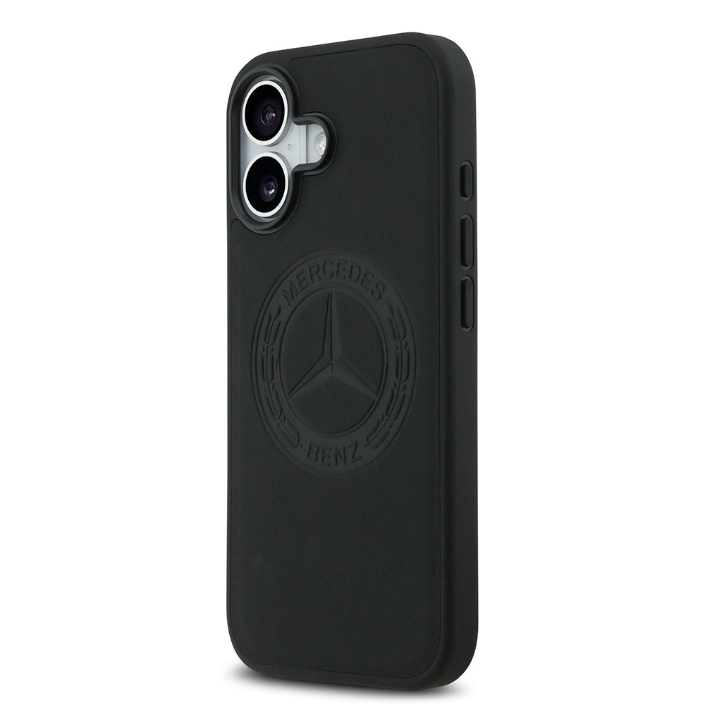 Mercedes Benz iPhone 17 Orjinal Lisanslı M-safe Hakiki Deri Nostaljik Yıldız Dizayn Kılıf