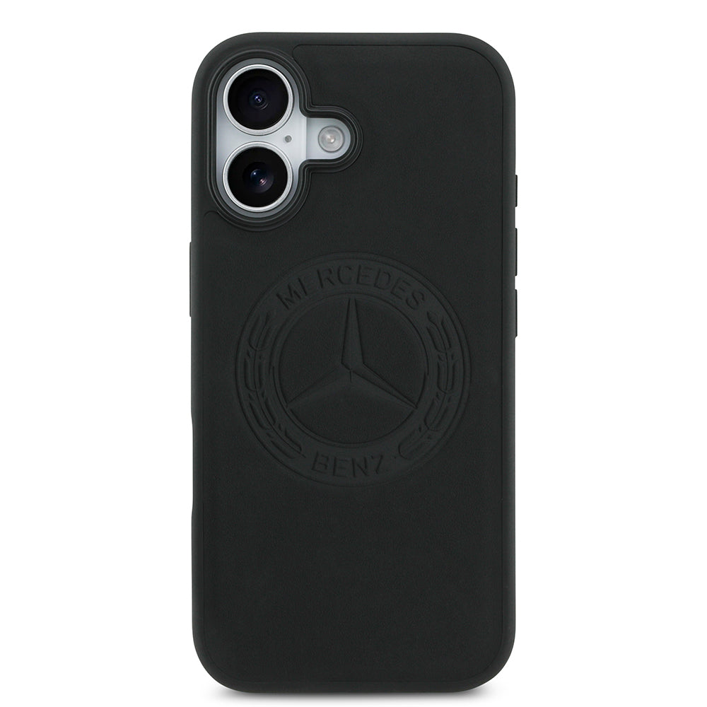 Mercedes Benz iPhone 17 Orjinal Lisanslı M-safe Hakiki Deri Nostaljik Yıldız Dizayn Kılıf
