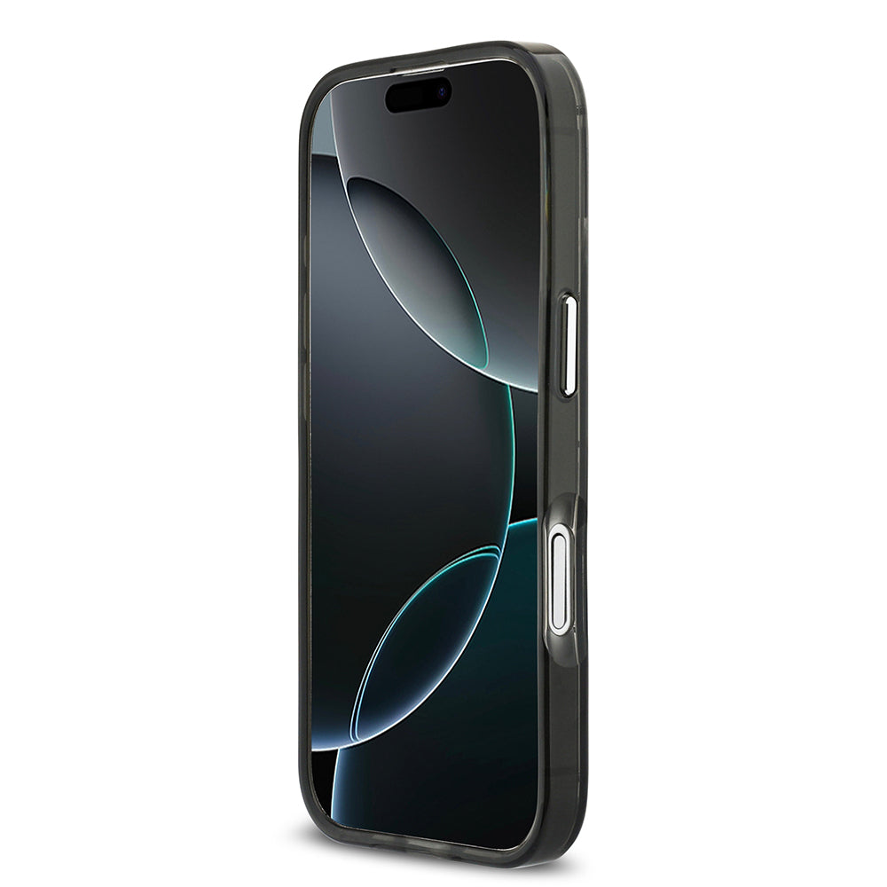 Karl Lagerfeld iPhone 17 Orjinal Lisanslı M-safe Şarj Özellikli IML Baskılı Monogram Dizayn Kılıf