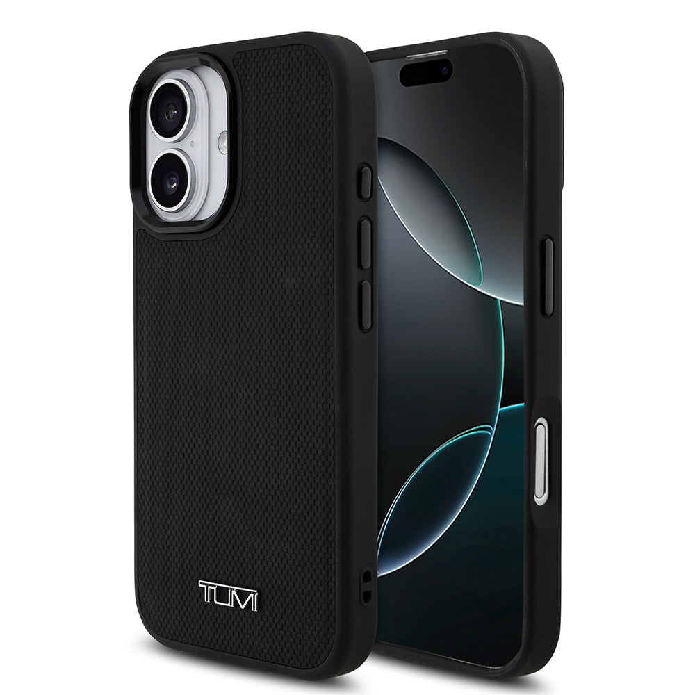 TUMI iPhone 17 M-safe Şarj Özellikli Deri Noktalı Dizayn Telefon Kılıfı