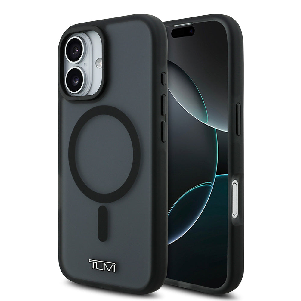 TUMI iPhone 17 Orjinal Lisanslı M-safe Şarj Özellikli Buzlu Transparan Telefon Kılıfı
