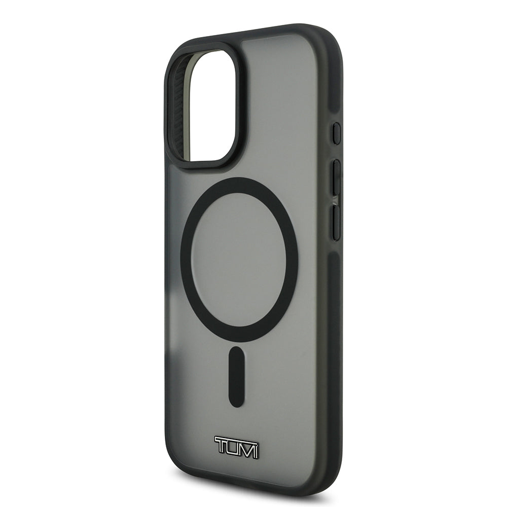 TUMI iPhone 17 Orjinal Lisanslı M-safe Şarj Özellikli Buzlu Transparan Telefon Kılıfı