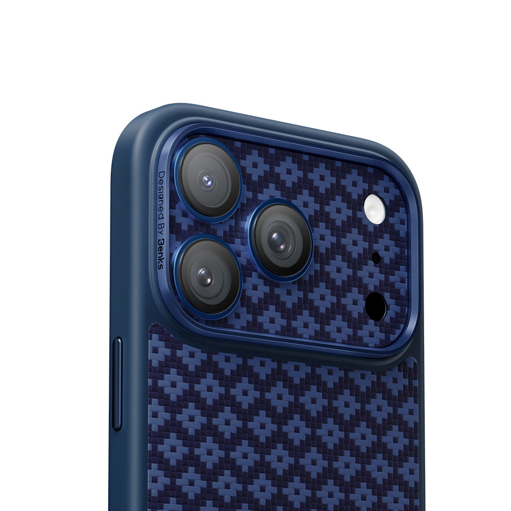 Benks ArmorWarrior ArmorGrid Serisi iPhone 17 Pro Kevlar Kamera Lens Koruyucu