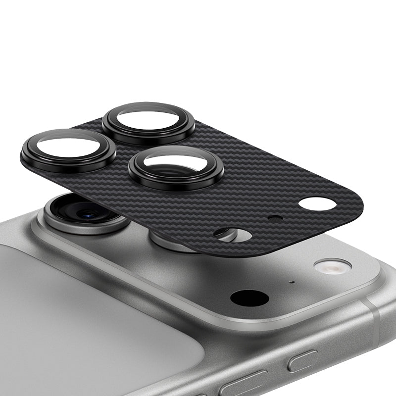 Benks ArmorWarrior Serisi iPhone 17 Pro 600D Kevlar Kamera Lens Koruyucu