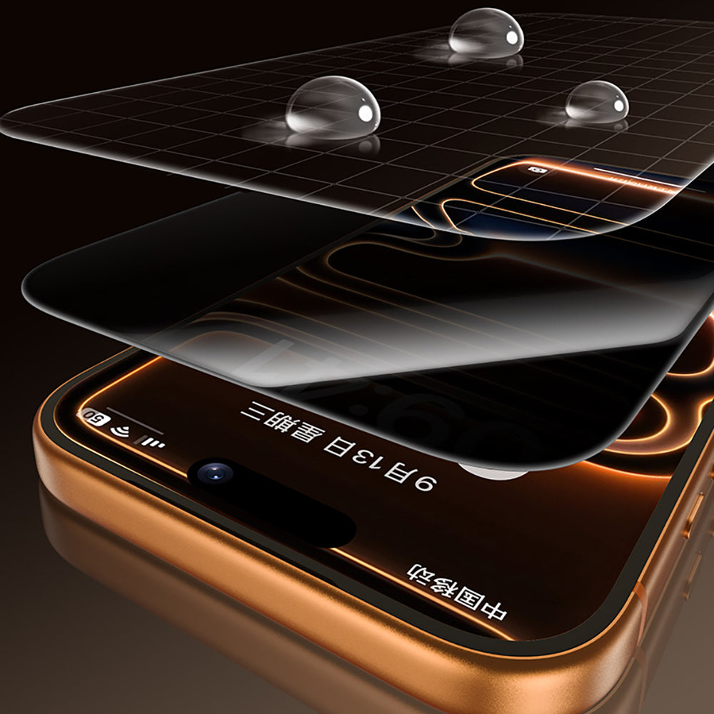 Benks Glass Warrior 2.0 EZFita iPhone 17 Pro Privacy Hayalet Cam Ekran Koruyucu + Kolay Uygulama Aparatı