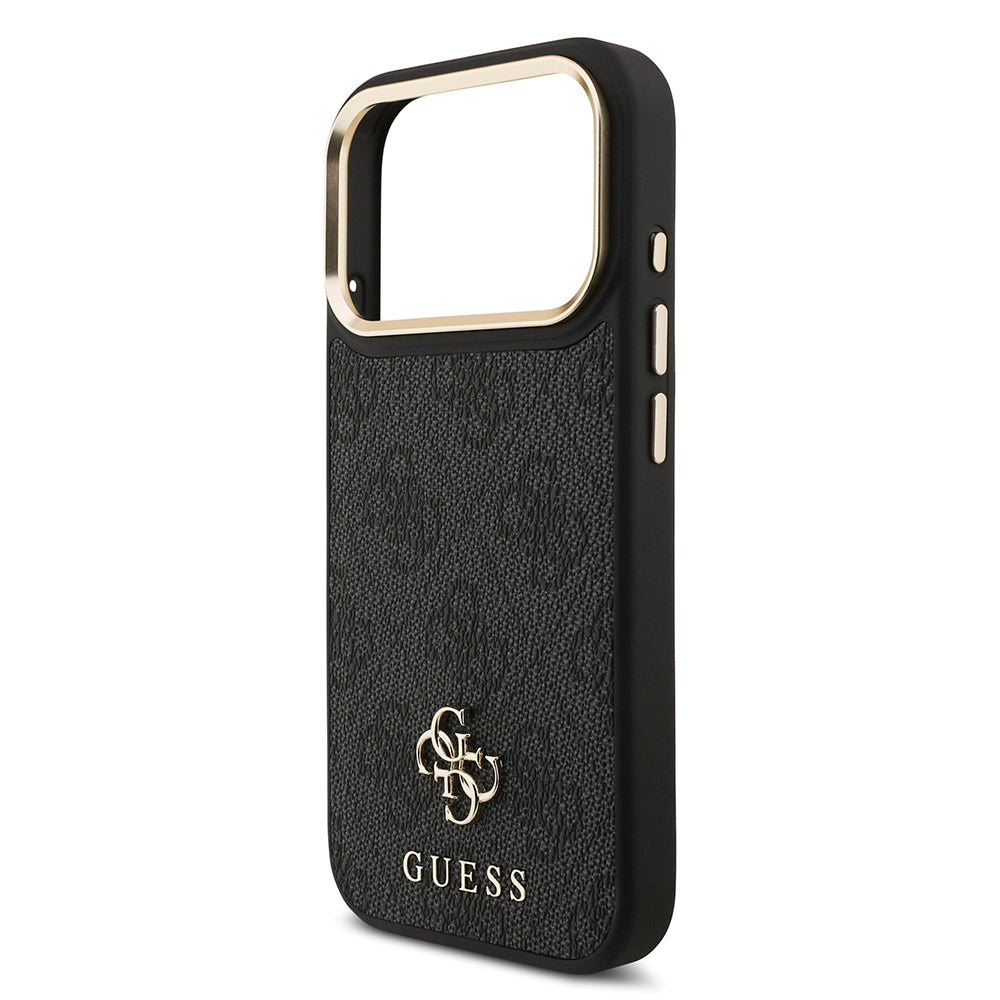 Guess iPhone 17 Pro Orjinal Lisanslı 4G ve Yazı Logolu Kılıf + Ekran Koruyucu + Lens Koruyucu 3in1 Aksesuar Seti