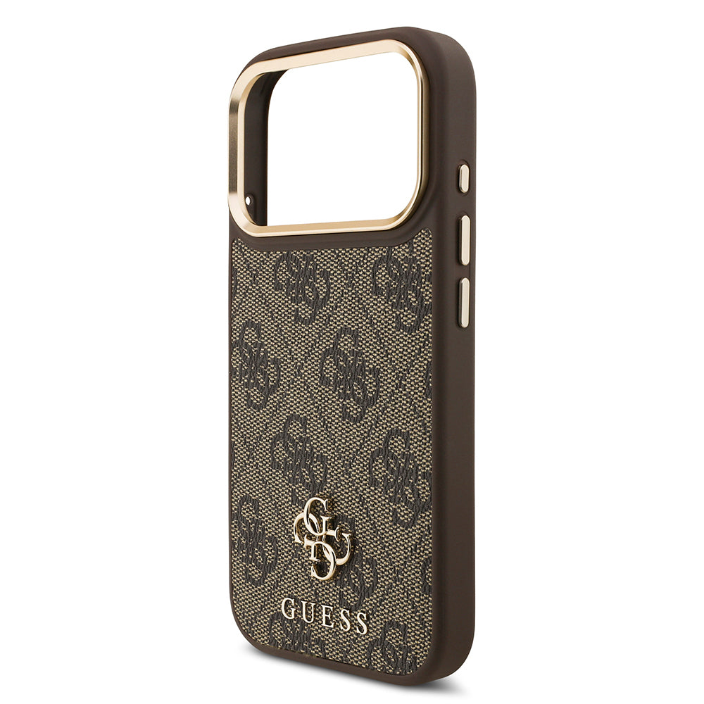 Guess iPhone 17 Pro Orjinal Lisanslı 4G ve Yazı Logolu Kılıf + Ekran Koruyucu + Lens Koruyucu 3in1 Aksesuar Seti