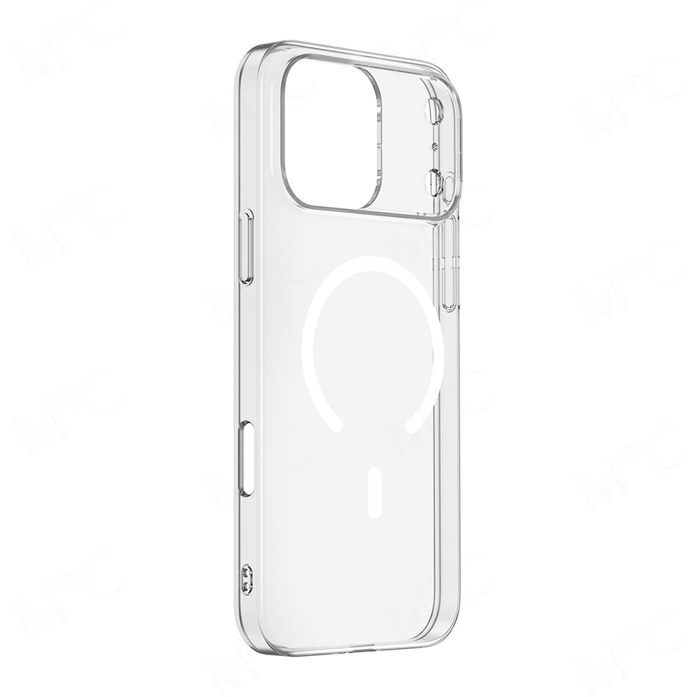 Cepax iPhone 17 Pro Max Magsafe Şeffaf Kamera Çerçeveli Porto Telefon Kılıfı