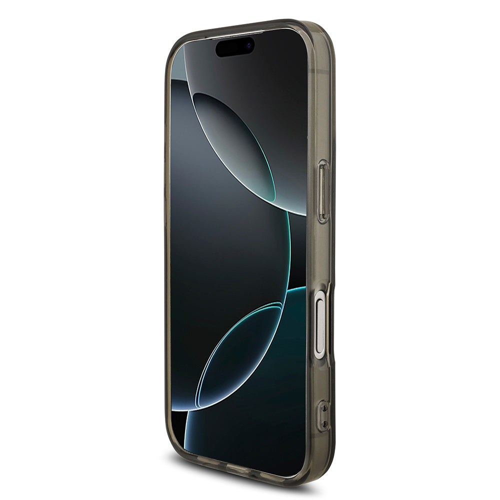 AMG iPhone 17 Pro Orjinal Lisanslı M-safe Şarj Özellikli IML Baskı Logolu Çift Katmanlı Bow Lines Kılıf