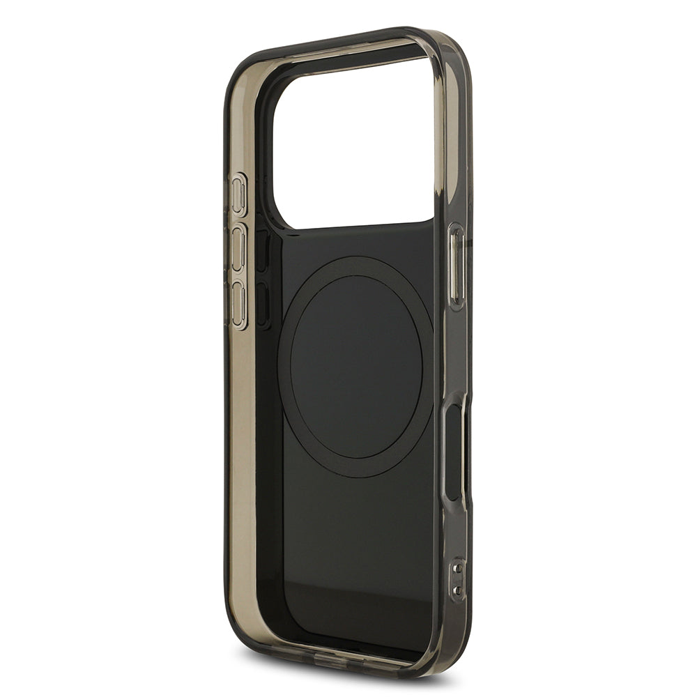 AMG iPhone 17 Pro Orjinal Lisanslı M-safe Şarj Özellikli IML Baskı Logolu Çift Katmanlı Bow Lines Kılıf