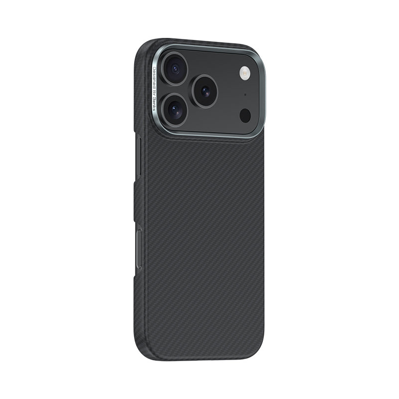 Benks iPhone 17 Pro M-safe Metal Kamera Çerçeveli Magnetik ArmorAir 600D Kevlar Fiber Kılıf