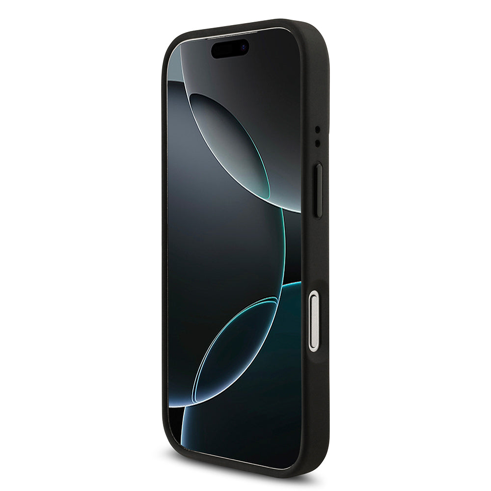 BMW iPhone 17 Pro Orjinal Lisanslı M-safe Şarj Özellikli Karbon Fiber Metal Logolu Kevlar Kılıf