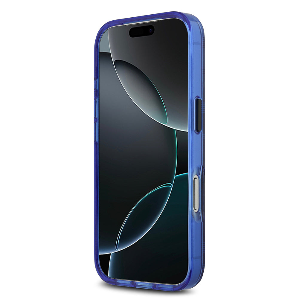 BMW iPhone 17 Pro Orjinal Lisanslı M-safe Şarj Özellikli Metal Kamera Butonlu Yatay Şeritli M Dizayn Kılıf