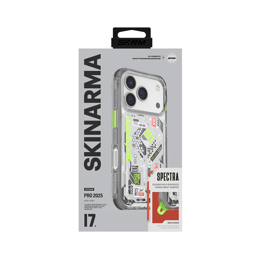 Skinarma Spectra iPhone 17 Pro Desenli Airbag Tasarımlı Kılıf