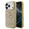 Guess iPhone 17 Pro Orjinal Lisanslı 4G Büyük Metal Kamera Çerçeveli ve Logolu Glitter Kılıf
