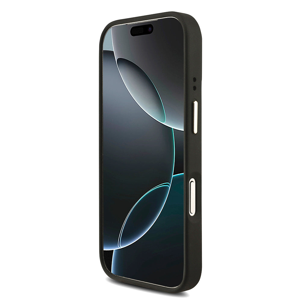 Guess iPhone 17 Pro Orjinal Lisanslı 4G Büyük Metal Logolu Kalın Askılı Kılıf