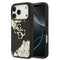 Guess iPhone 17 Pro Orjinal Lisanslı Gül Baskılı Büyük Metal Logo Dizaynlı Kılıf