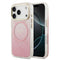 Guess iPhone 17 Pro Orjinal Lisanslı M-safe Şarj Özellikli 4G Desenli Simli Silikon Kılıf