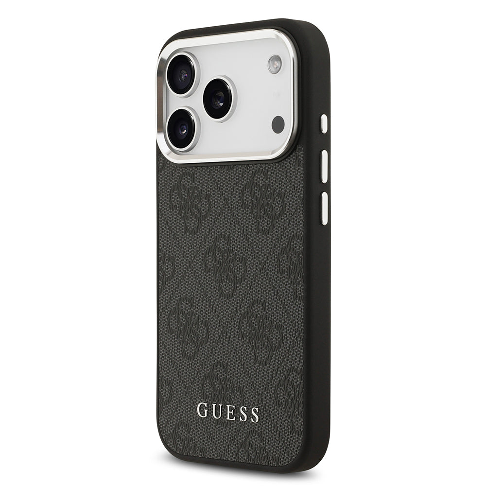 Guess iPhone 17 Pro Orjinal Lisanslı M-safe Şarj Özellikli 4G Klasik Yazı Logolu Kılıf
