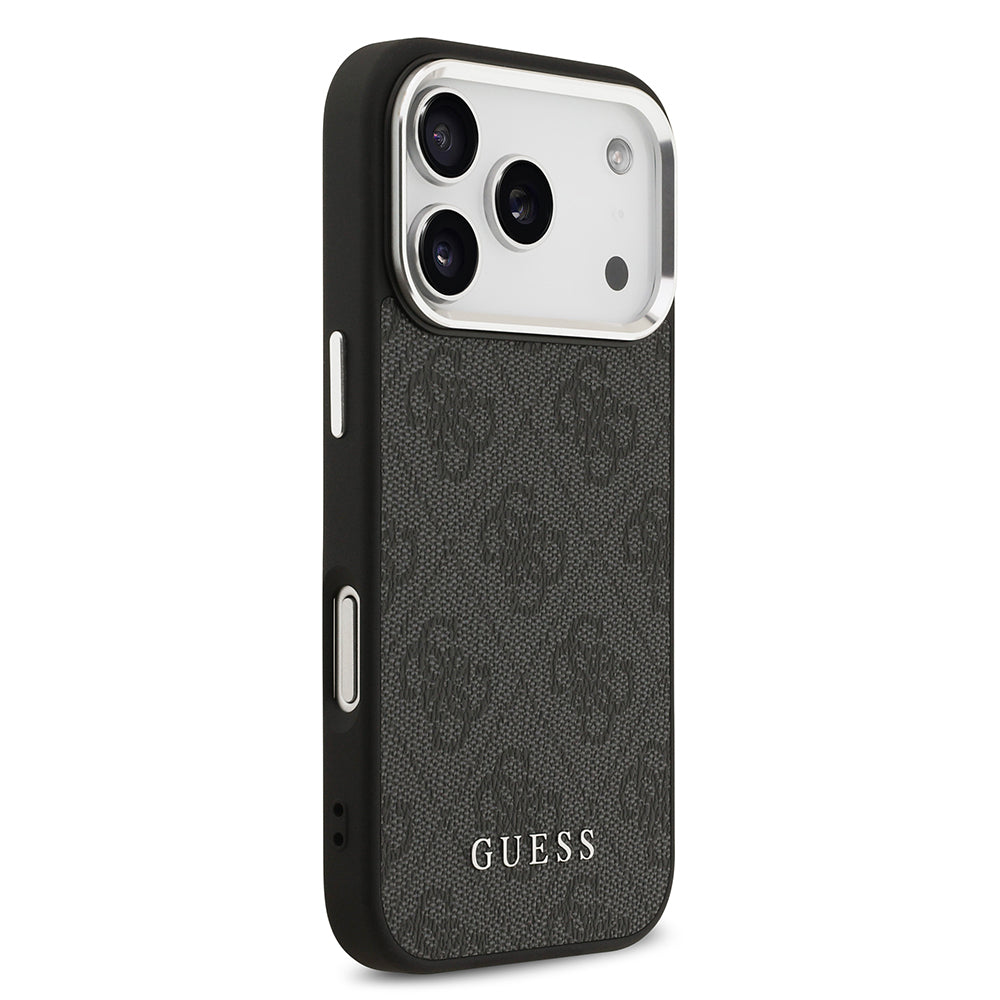 Guess iPhone 17 Pro Orjinal Lisanslı M-safe Şarj Özellikli 4G Klasik Yazı Logolu Kılıf