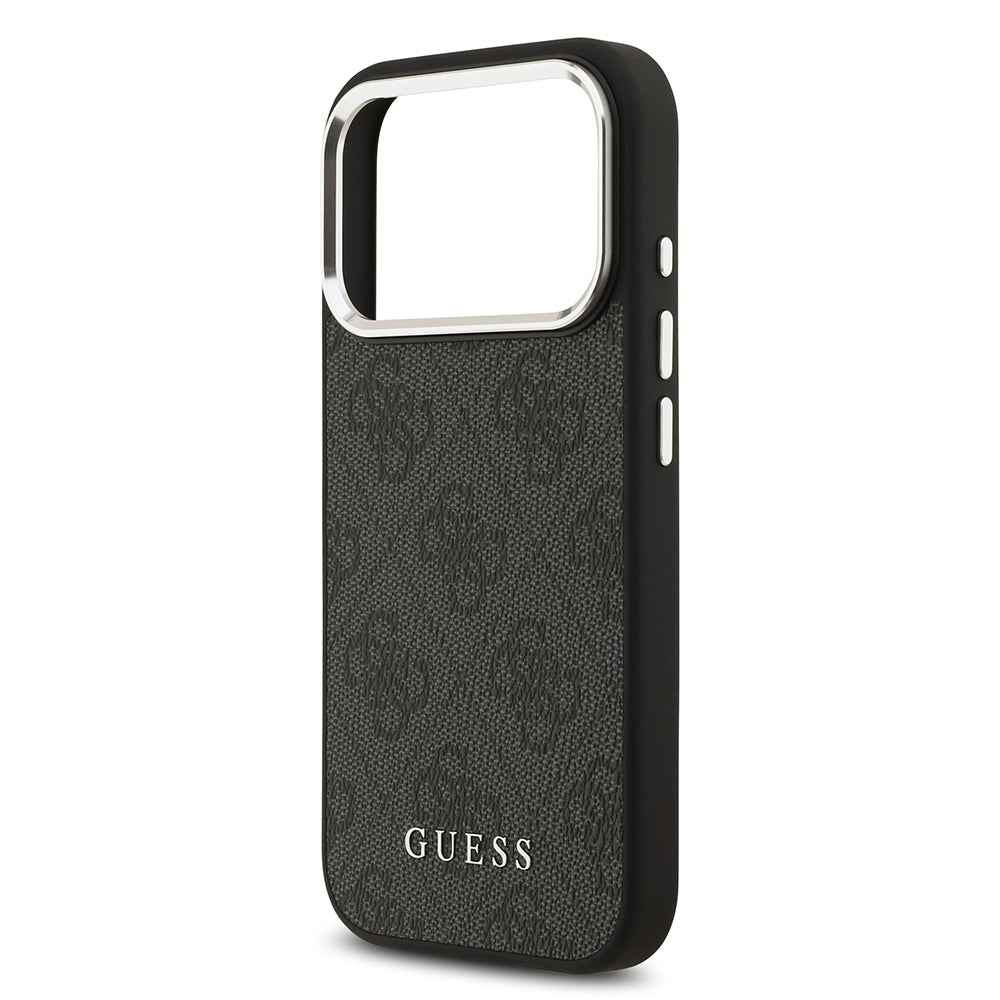 Guess iPhone 17 Pro Orjinal Lisanslı M-safe Şarj Özellikli 4G Klasik Yazı Logolu Kılıf